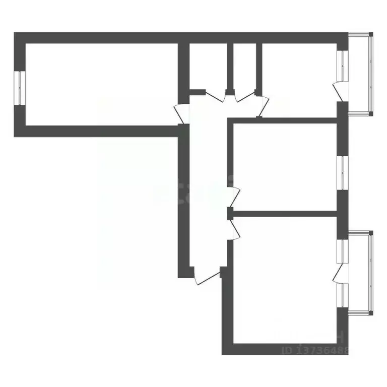 3-к кв. Амурская область, Райчихинск ул. Победы, 43 (73.0 м) - Фото 1