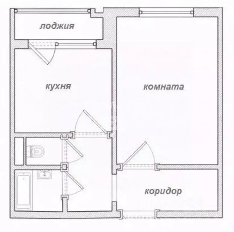 1-к кв. Москва ул. Васильцовский Стан, 10к1 (42.2 м) - Фото 2