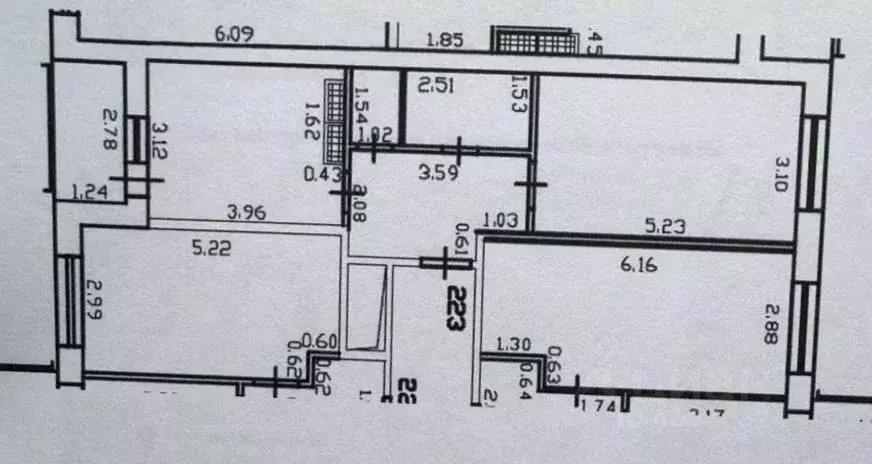 1-к кв. Ленинградская область, Всеволожский район, пос. Бугры бул. ... - Фото 2