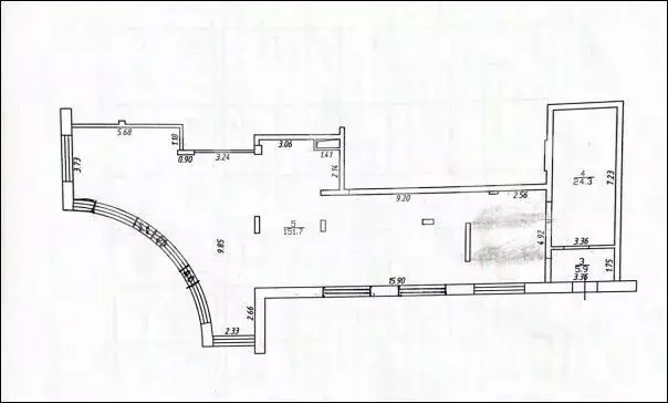 Помещение свободного назначения в Татарстан, Набережные Челны просп. ... - Фото 2