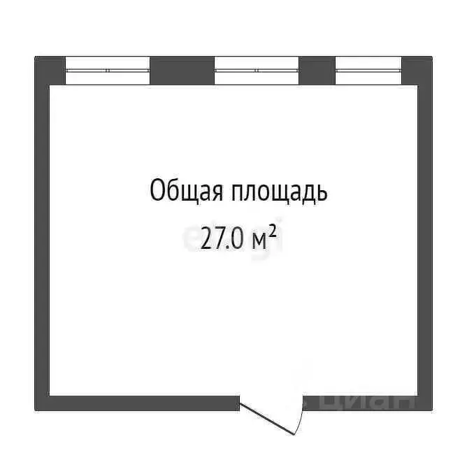 Комната Брянская область, Брянск ул. Дзержинского, 5 (27.0 м) - Фото 1