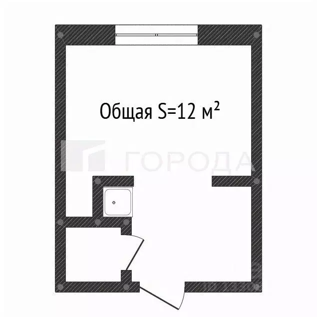 1-к кв. Кемеровская область, Новокузнецк Народная ул., 31 (12.0 м) - Фото 2