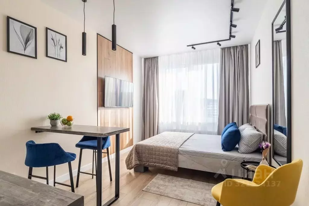 Студия Санкт-Петербург просп. Крузенштерна, 4 (25.0 м) - Фото 2