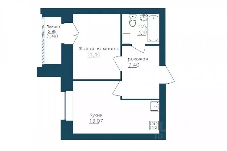 1-к кв. Вологодская область, Череповец 107-й мкр, ГринВилль жилой ... - Фото 0