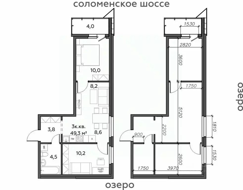 3-к кв. Карелия, Петрозаводск Район Северная промзона, Вороний Наволок ... - Фото 0