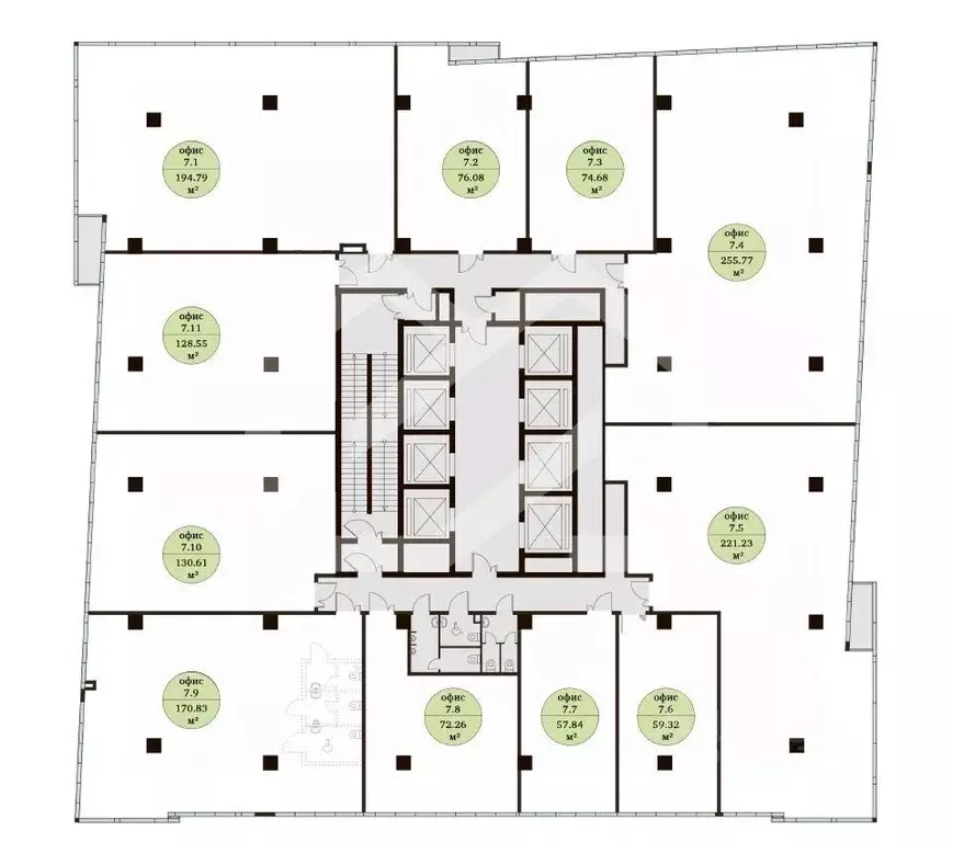 Офис в Москва ул. Неверовского, 10С3 (170 м) - Фото 2