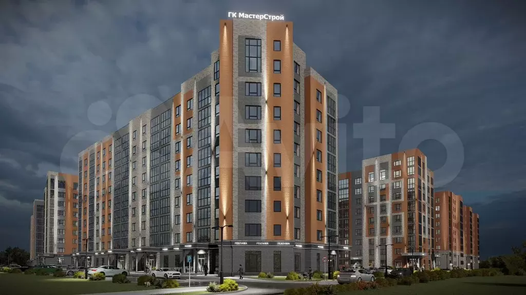 2-к. квартира, 75,5 м, 2/9 эт. - Фото 0