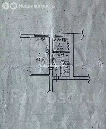 1-комнатная квартира: Екатериновка, Партизанская улица, 21 (30.5 м) - Фото 0