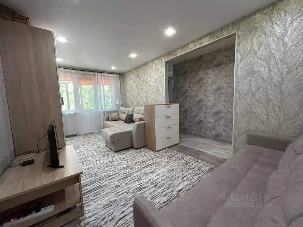 1-к кв. Томская область, Томск Трамвайная ул., 5 (30.6 м) - Фото 1