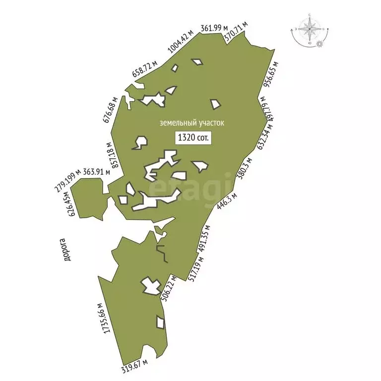 Участок в Тюменская область, Казанский муниципальный округ, деревня ... - Фото 1