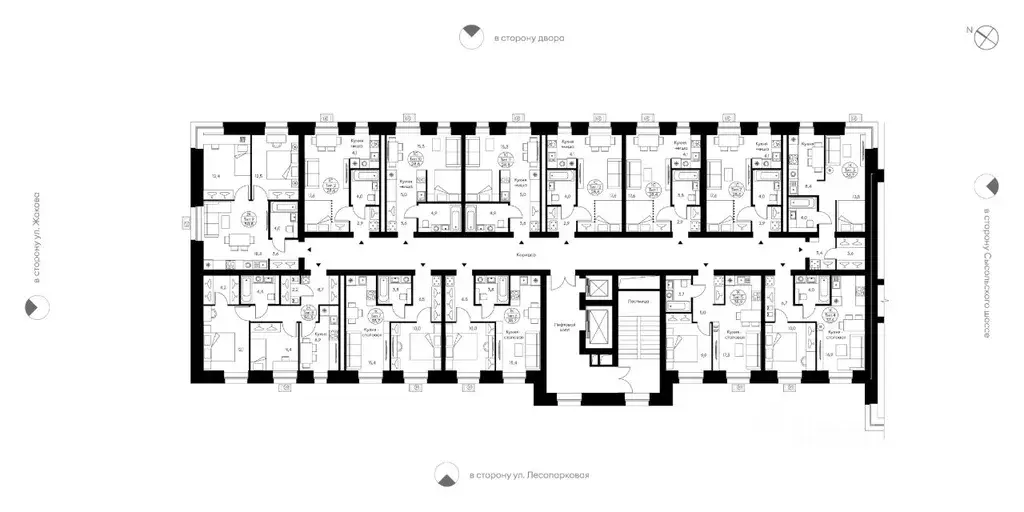 1-к кв. Коми, Сыктывкар Давпон мест., Бьярма жилой комплекс (35.7 м) - Фото 2