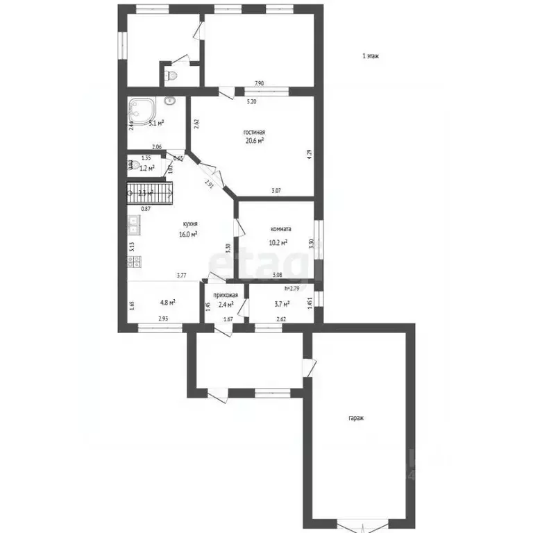 Дом в Алтайский край, Барнаул ул. Есенина, 171 (160 м) - Фото 2