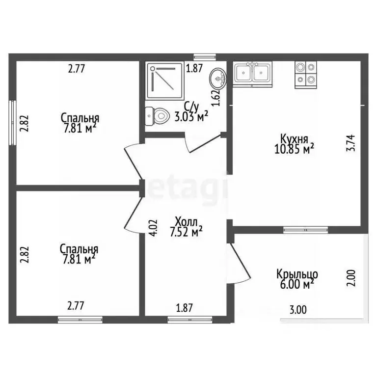 Дом в Ростовская область, Азовский район, Самарское с/пос, Градиент ... - Фото 1