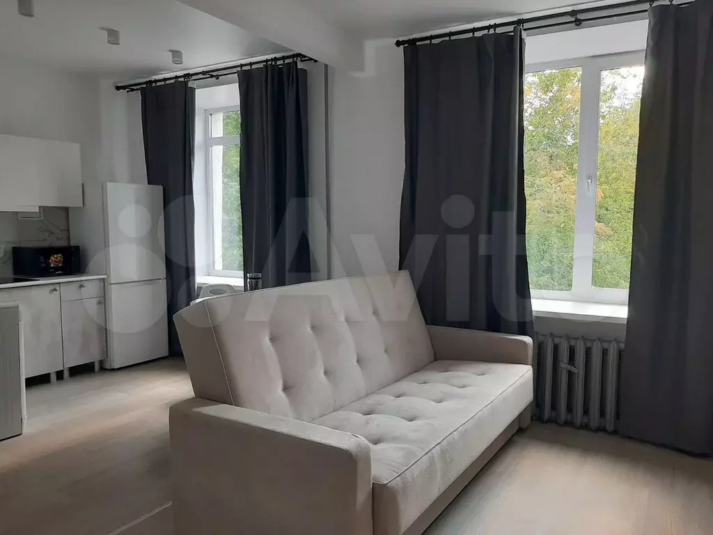 1-к. квартира, 30 м, 2/4 эт. - Фото 1