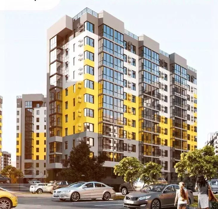 1-к кв. Крым, Симферопольский район, Молодежное пгт ул. Парковая, 3 ... - Фото 1