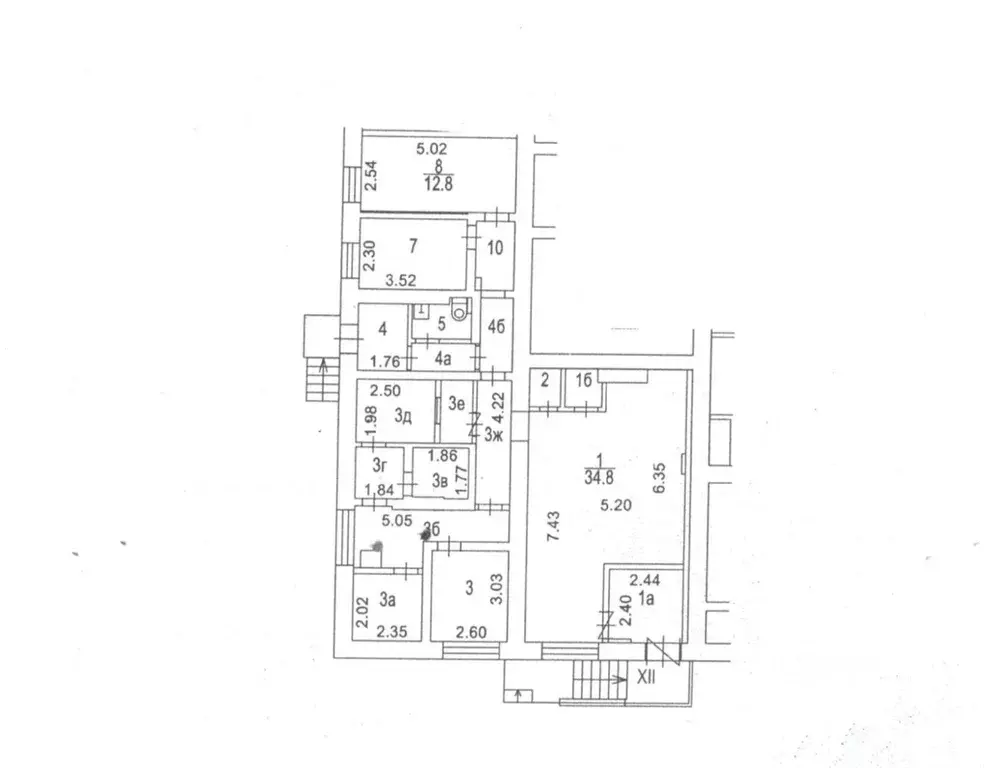 Помещение свободного назначения в Москва Звенигородское ш., 3АС1 (133 ... - Фото 1