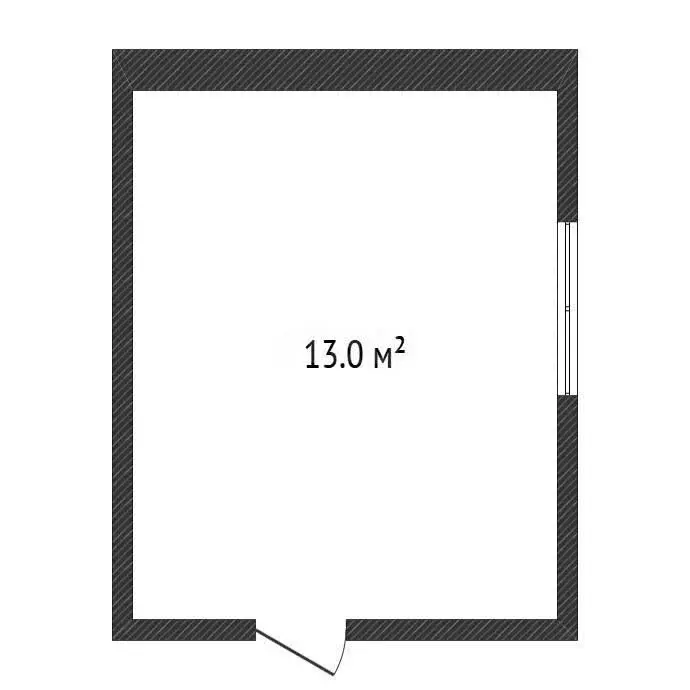 1к в -комнатной квартире (13 м) - Фото 1