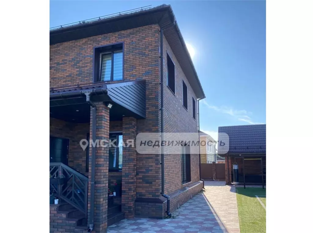 Коттедж в Омская область, Омский район, Пушкинское с/пос, д. Давыдовка ... - Фото 1