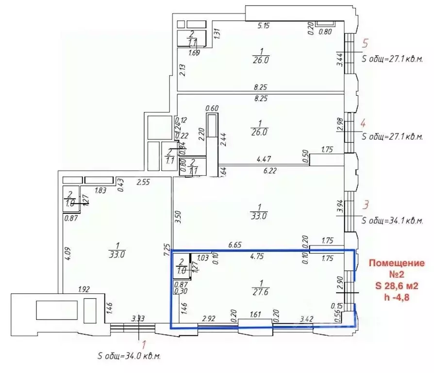 Торговая площадь в Москва ул. Зорге, 9к1 (29 м) - Фото 2