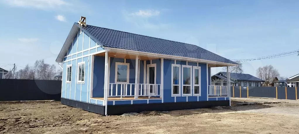 Дом 102 м на участке 5 сот. - Фото 1