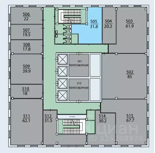 Офис в Москва Смольная ул., 2 (32 м) - Фото 2