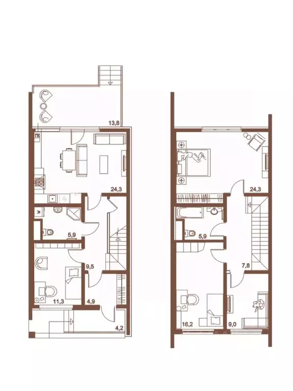 Таунхаус в Волгоградская область, Городищенский район, Царицынское ... - Фото 1