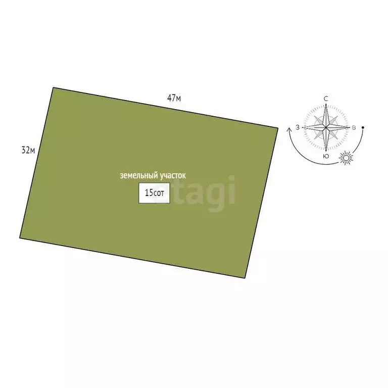 Участок в городской посёлок Ульяновка, улица Гукасяна (15 м) - Фото 1