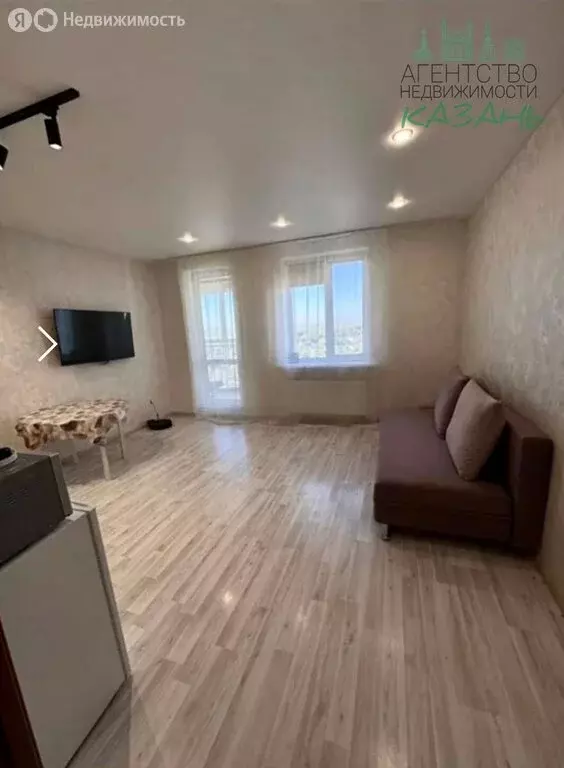 Квартира-студия: Казань, Кировский район, жилой массив Залесный, улица ... - Фото 2