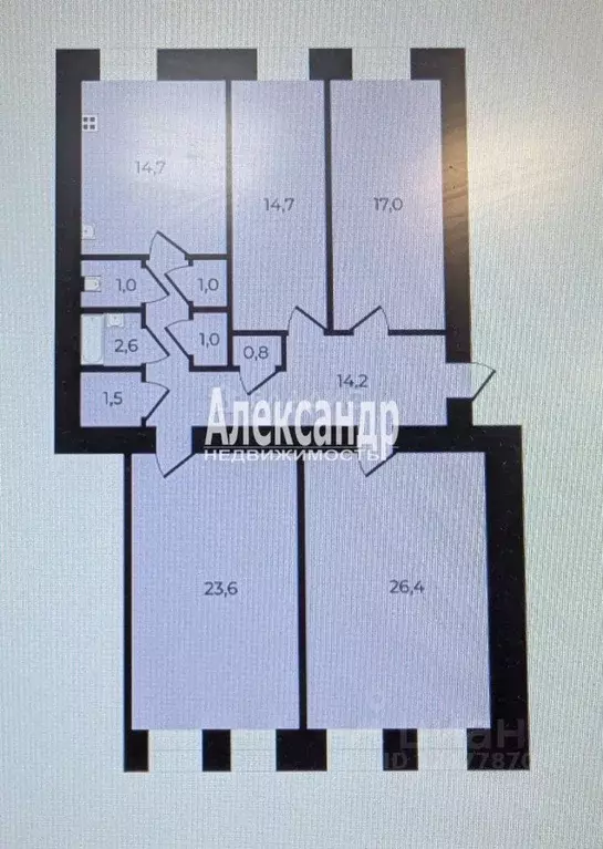 4-к кв. Санкт-Петербург Казанская ул., 45 (118.0 м) - Фото 2