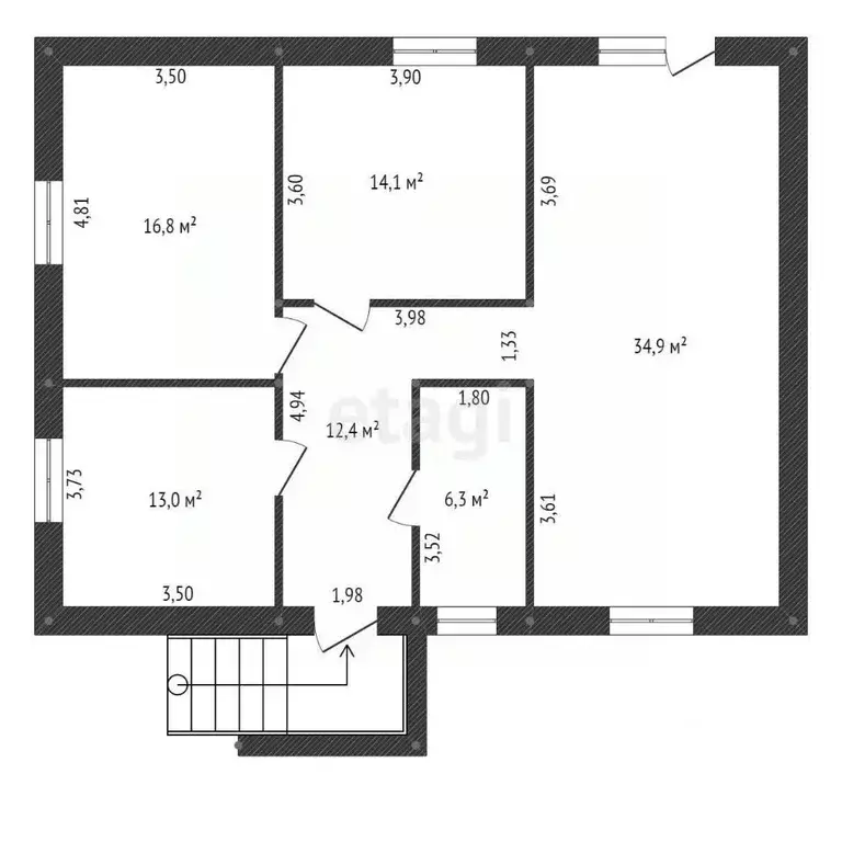 Участок в Башкортостан, Иглинский район, с. Акбердино Лесная ул. (9.0 ... - Фото 2