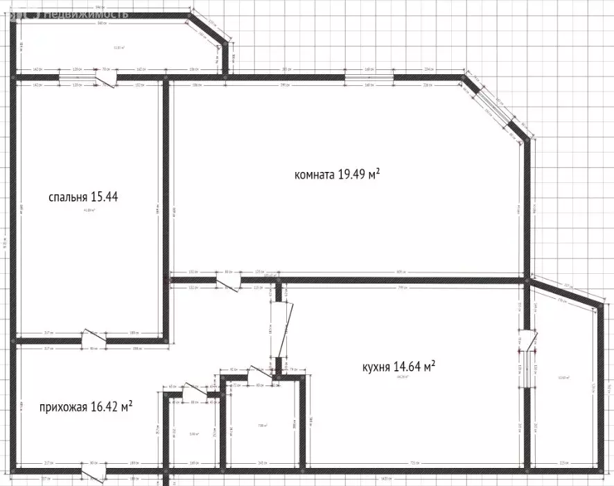 2-комнатная квартира: Краснодар, Черкасская улица, 55 (71 м) - Фото 0