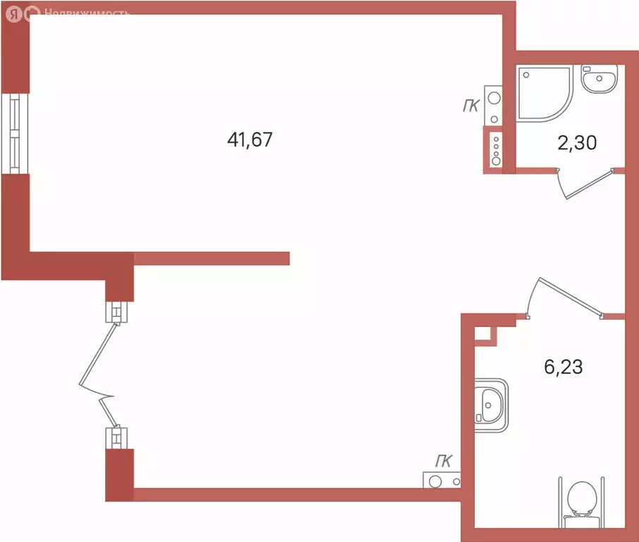 Помещение свободного назначения (50.2 м) - Фото 2