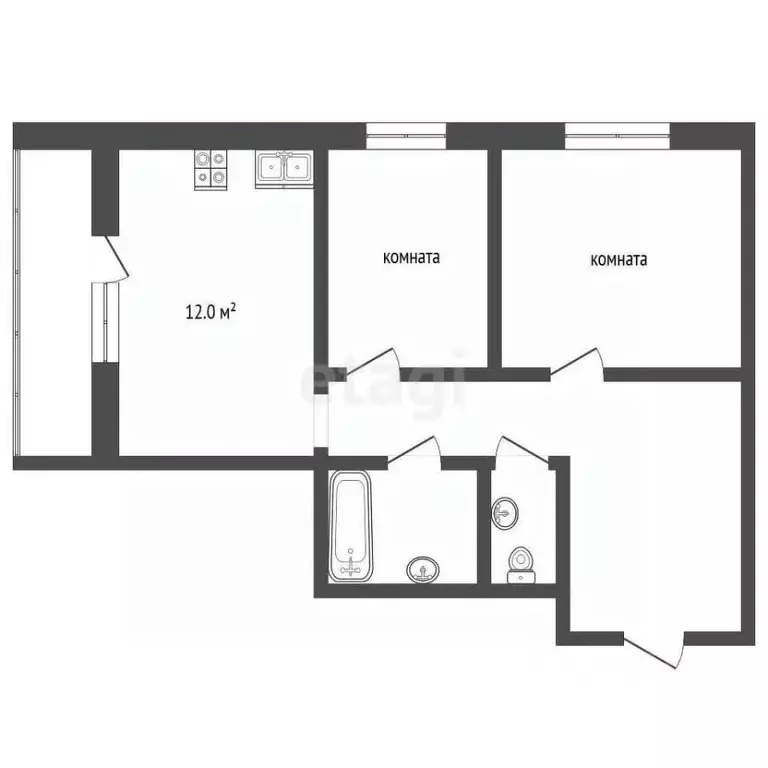 2-к кв. Ярославская область, Ярославль ул. 8 Марта, 17А (65.4 м) - Фото 2