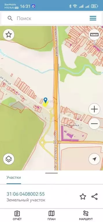 Участок в Белгородская область, Старооскольский городской округ, с. ... - Фото 1