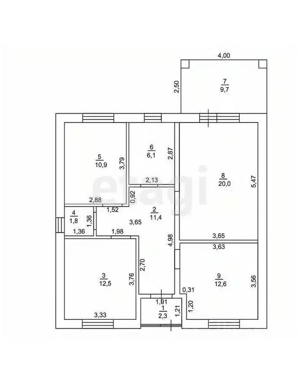 Дом в Оренбургская область, Оренбургский район, с. Ивановка ул. ... - Фото 1