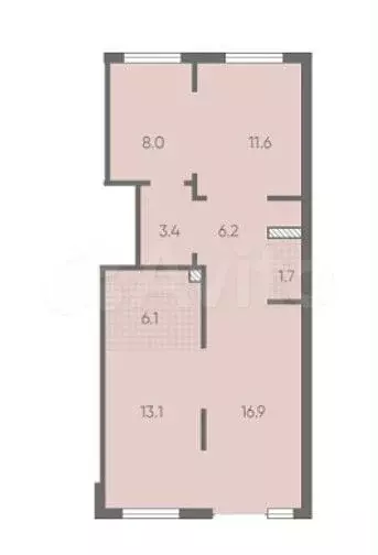 Продажа помещения свободного назначения 208 м2 - Фото 1