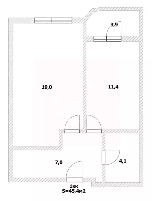 1-к кв. Калининградская область, Калининград Интернациональная ул., 74 ... - Фото 2