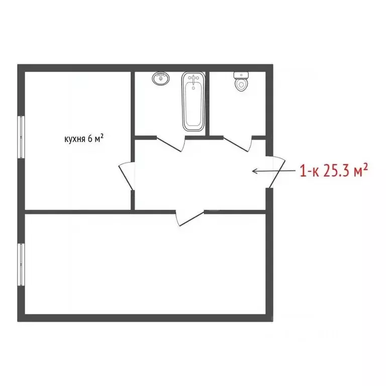 1-к кв. Свердловская область, Екатеринбург ул. Степана Разина, 51 ... - Фото 1