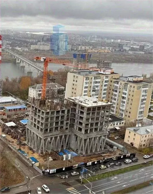 2-к кв. Нижегородская область, Нижний Новгород Одесская ул. (75.41 м) - Фото 2