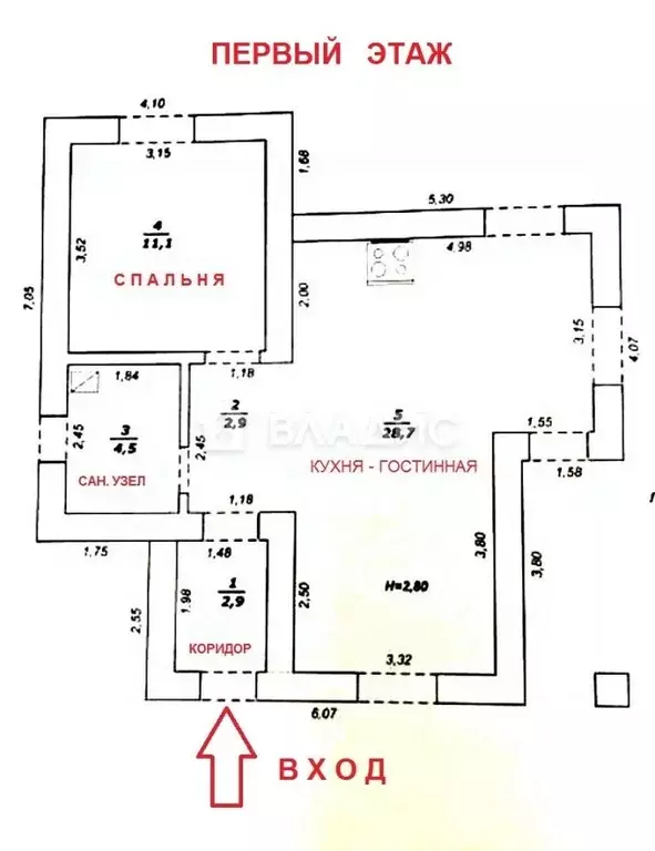 Дом в Белгородская область, Корочанский район, Мелиховское с/пос, с. ... - Фото 2