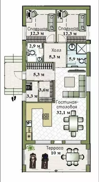Дом в Виллозское городское поселение, КП Дудергоф, улица Писателей, ... - Фото 1