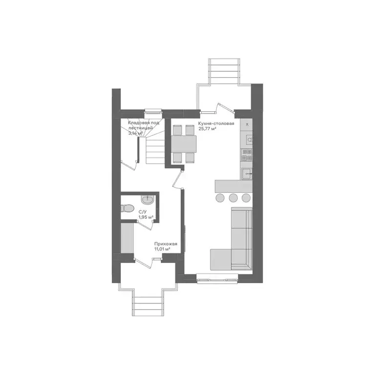 Дом в Семилукский район, Губарёвское сельское поселение (86.2 м) - Фото 2