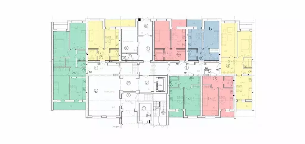 1-к кв. Саратовская область, Энгельс Энгельс-9 мкр, 2 (39.3 м) - Фото 2
