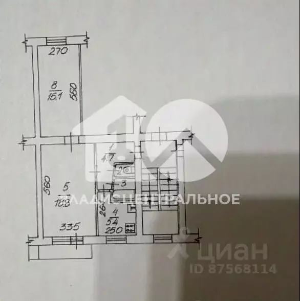 2-к кв. Новосибирская область, Новосибирск ул. Аэропорт, 53 (48.0 м) - Фото 1