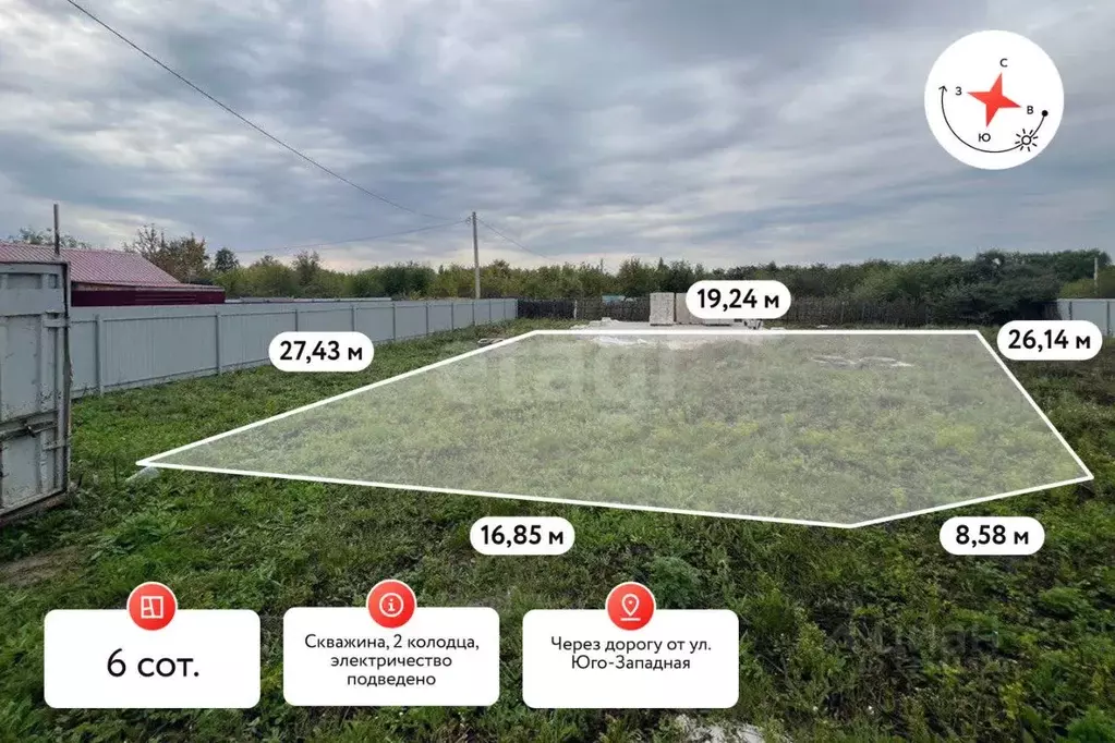 Участок в Ульяновская область, Ульяновск Пригородный СНТ,  (6.0 сот.) - Фото 2