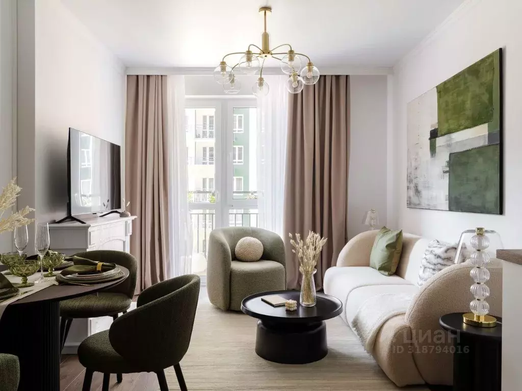 Квартира, 2 комнаты, 38 м - Фото 0