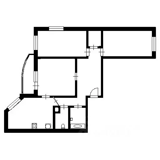 3-к кв. Санкт-Петербург ул. Ворошилова, 25к1 (91.7 м) - Фото 2
