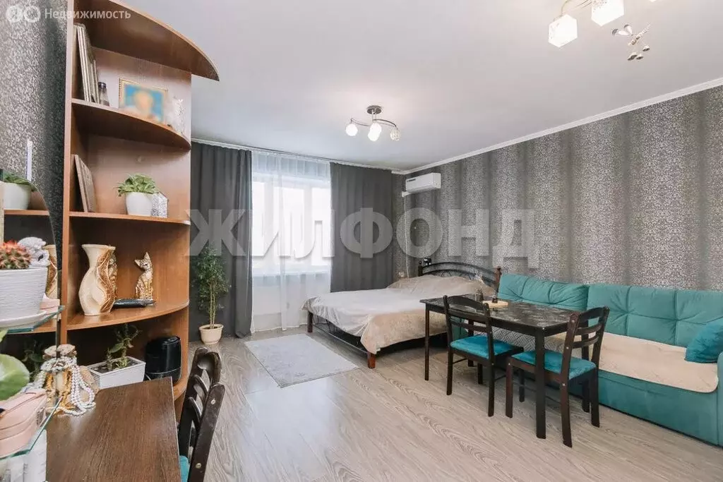 Квартира-студия: Новосибирск, улица Татьяны Снежиной, 39 (32.5 м) - Фото 1