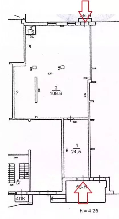 Помещение свободного назначения в Санкт-Петербург просп. ... - Фото 2
