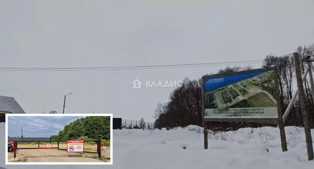 Участок в Ярославская область, Рыбинский муниципальный округ, д. ... - Фото 1